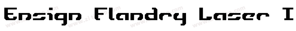 Ensign Flandry Laser Italic字体转换